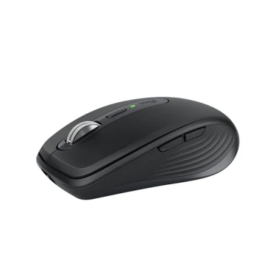 Bild av Logitech MX Anywhere 3S Compact Trådlös Mus, Snabb Rullning, 8K DPI Avläsning på alla ytor, Tysta klick, Programmerbara knappar, USB C, Bluetooth, Windows PC, Linux, Chrome, Mac Grafit