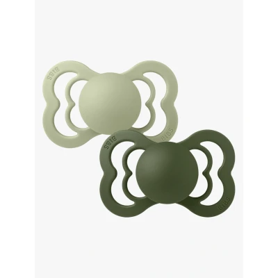 Bild av BIBS Supreme Napp 2 pack Latex Stl Symmetrisk, Sage/Hunter Green