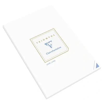 Bild av Clairefontaine 6174C Korrespondens block Triumf 50 ark linjerat DIN A4 21 x 29,7 cm, 90 g, 1 block, vit