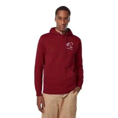 Bild av Scotch &amp; Soda Regular FIT Front AND BACK Artwork Hoodie Luvtröja, Storlek: XL, Roadside red