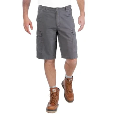 Bild av Carhartt Robusta Flex Relaxed Fit cargo arbetsshorts av canvas shorts, skugga