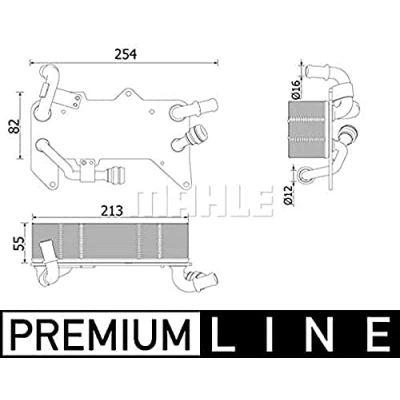 Bild av Oljekylare, automatisk transmission MAHLE CLC 139 000P