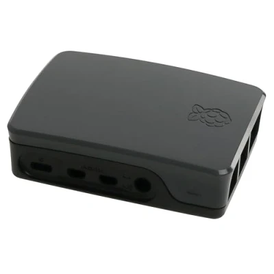 Bild av Raspberry Pi hölje för 4 (svart/grå)