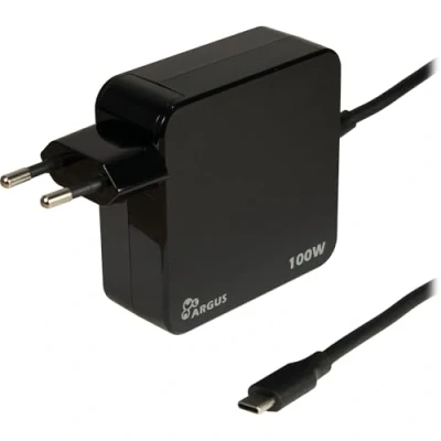 Bild av INTER TECH USB C laddare 100W svart PD 2100