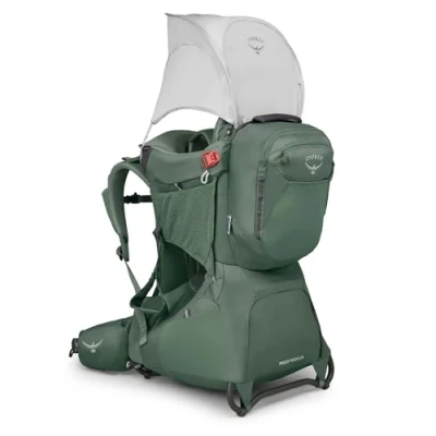 Bild av Osprey Poco Barnbärstolar Lyxigt barncockpit Inbyggt solskydd Andningsbar upphängning Justerbar passform Maskintvättbar dregglapp Bluesign godkända material