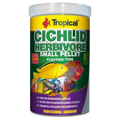 Bild av Tropical Cichlid Herbivore Small Pellet 1000 ml