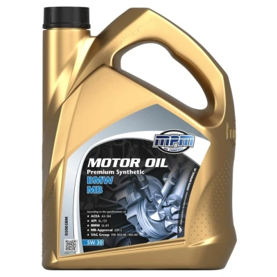 Bild av Mpm Premium Synthetic BMW / MB 5W 30 5I Huile moteur 05005BM VOLKSWAGEN: Golf 4, Polo V 3/5 portes, 7, BMW: 3 Berline, 5 Touring