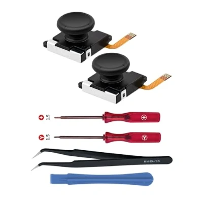 Bild av Tolesum Joystick omkopplare Ersättning Hall 3D Analog Joycon för NS Switch/Switch OLED Joycon/Switch Lite med reparationssats