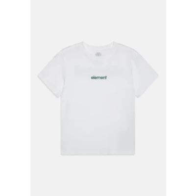 Bild av Element Simple LOGO Unisex Tshirt med print för barn, Storlek: 140, Optic white