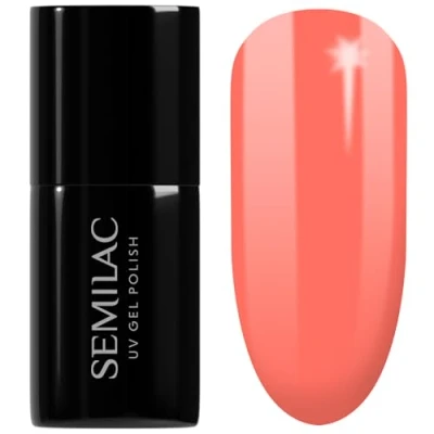 Bild av Semilac halvpermanent lack 518 neon orange 7 ml