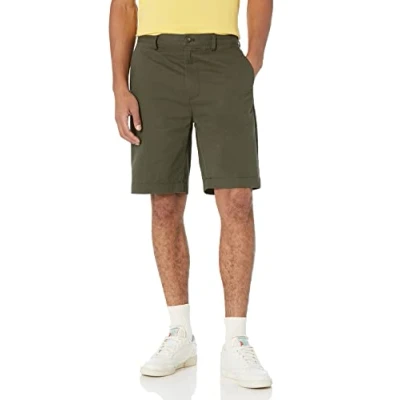 Bild av Amazon Essentials Men&#039;s Shorts 23 cm (9 tum) klassisk passform, Olivgrön, 33