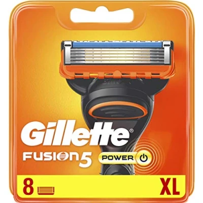 Bild av Gillette Fusion 5 ProGlide Power rakblad med trimmerblad för precision och glidbeläggning, 8 ersättningsblad