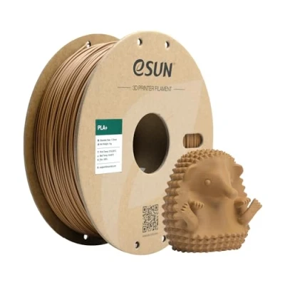 Bild av eSUN PLA+ Filament 1.75mm, Förbättrad Seghet PLA Plus 3D skrivarfilament, Dimensionell Noggrannhet +/ 0.03mm, 1KG Spole (2.2 LBS) tryckmaterial för skrivare, Ljusbrun