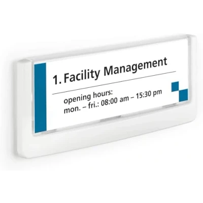 Bild av Durable 486002 DÖRRSKYLT CLICK SIGN 149x52,5mm, vit