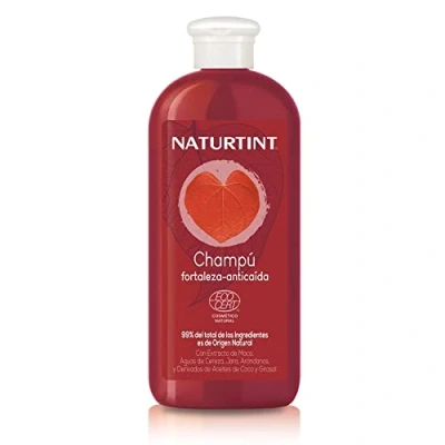 Bild av Naturtint Shampoo Fortress Anticaída, Clean, strengthens and provides density, slows down increases brightness, 99% natural ingredients, vegan, with Maca, 330 ml