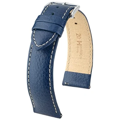 Bild av HIRSCH Klockarmband Kansas Äkta kalvläder Buffelprägling Unisex, 18 m