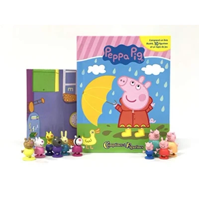 Bild av Peppa Pig: Avec 10 figurines et 1 tapis de jeu