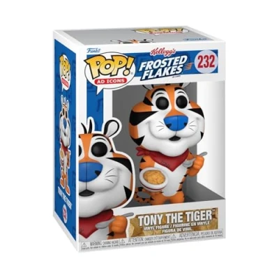 Bild av Funko Pop! AD ikon: Kellogg&#039;s Tony the Tiger (&#039;84) Kelloggs Samlarobjekt vinylfigur Presentidé Officiella varor Leksaker för barn och vuxna Annonsikoner fans Modellfigur samlare