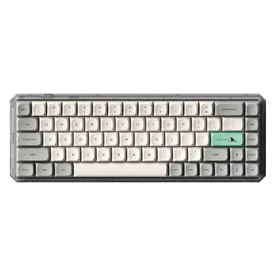 Bild av Darmoshark K5 Light Luxury Version Wireless Gaming Keyboard (Yellow Switch) Tangentbord Amerikansk Engelska Grå