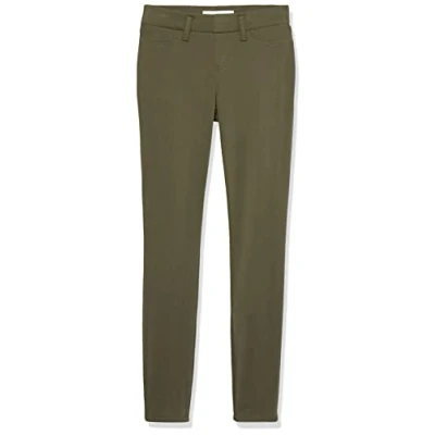 Bild av Amazon Essentials dam pull on stickad jegging (finns i plusstorlek), mörk oliv, XX Large lång