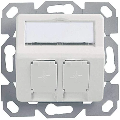 Bild av Telegärtner H02010A0083 kontaktsäkring RJ 45 vit 1 st. uttagsäkringar (RJ 45, vit, styck)