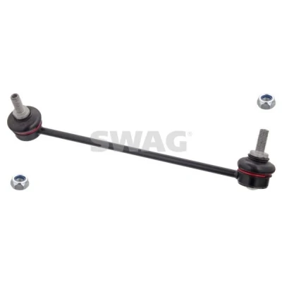 Bild av SWAG 60 91 9649 Biellette de barre stabilisatrice Essieu avant gauche 255 M10 x 1,5 avec écrou autobloquant Acier RENAULT: TWINGO 1, 1 Kasten