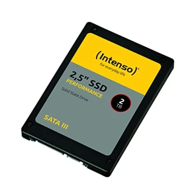 Bild av Intenso Intern 2,5 tums SSD SATA III Performance, 2 TB, 550 MB/sekunder, svart