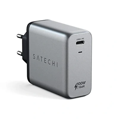Bild av Satechi 100W Väggladdare USB C PD Kraftfull GaN teknik För M2/ M1 MacBook Pro/Air, iPad iPhone 14 Pro Max/14 Pro/14/14 Plus
