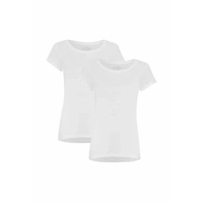 Bild av Danish Endurance 2PACK Tshirt bas, Storlek: Small, Pure white