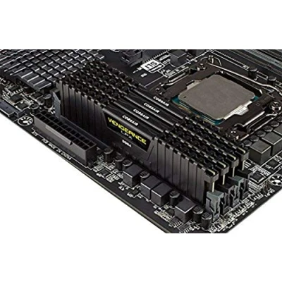 Bild av Corsair Vengeance LPX DDR4 3200 32GB CL16 Quad Channel (4 pcs) AMD Optimized &amp; Intel XMP Svart
