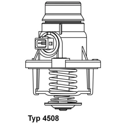 Bild av WAHLER 4508.101D Thermostat d&#039;eau 101 avec joint d&#039;étanchéite BMW: X5, 7, 5 Berline
