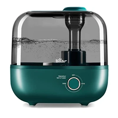 Bild av Oxycute BEAR 5L Top Füllung Luftbefeuchter, 28dB Ultraleise für Babys und Pflanzen, 35 Stunden Laufzeit, Mit Aromatherapie Tablett, 360 Dehbarer Dampfdüse, Automatischer Abschaltung