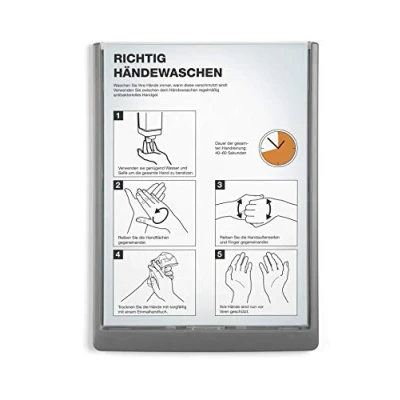 Bild av Durable 486737 Dörrskylt CLICK SIGN A4, grafit