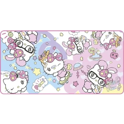Bild av Konix Hello Kitty Gaming musmatta XXL 90 x 46 cm halkfri mikrofiberyta gummi