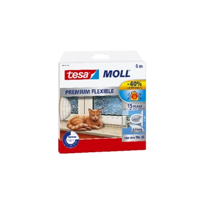 Bild av tesa moll Premium Flexible Silicone Sealing Tape 6m x 9mm 7mm Transparent