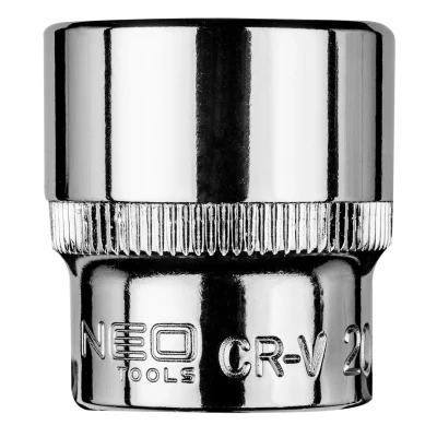 Bild av NEO TOOLS 08 180 Clé à douille 3/8 20 mm Acier chrome vanadium hexagonale