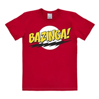 Bild av Logoshirt BIG BANG Theory Tshirt med print, Storlek: Small, Rot