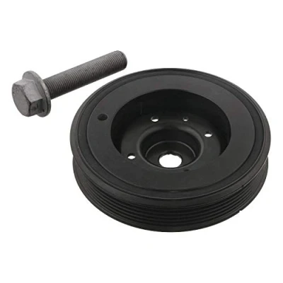 Bild av febi BILSTEIN 33568 Poulie Damper 6PK 143 5 avec vis, pour vilebrequin Plus AUDI: Q5, A4 B8 Avant, A5 Sportback, VOLKSWAGEN: Scirocco III