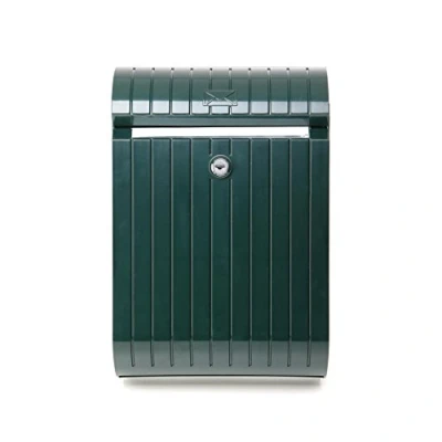 Bild av TATAY Brevlåda Piccolo, modern design, mörkgrön färg, tillverkad av resistent plast, anti UV, lätt att underhålla, perfekt för installation i både enfamiljshus och samhällen.