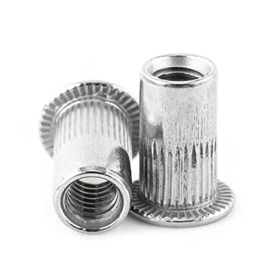 Bild av 20 st M4 platt huvud gängade nitmuttrar rostfritt stål nitar persiennmuttrar aluminium muttrar (M4 x 20)