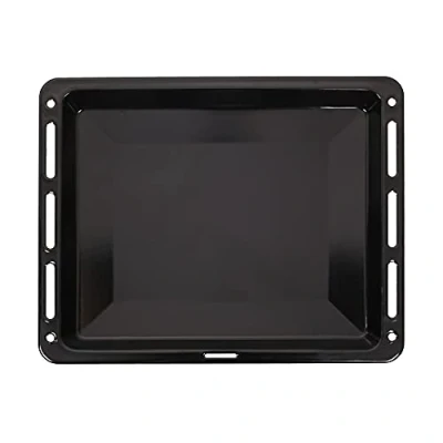 Bild av ICQN bakplåt 465 x 375 30 mm för ugn Emaljerad Droppskål Lämplig Bosch Siemens Neff Constructa 675876 och 662999