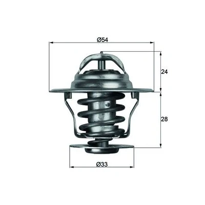 Bild av MAHLE ORIGINAL TX 11 87D Thermostat d&#039;eau 87 54 avec joint d&#039;étanchéite OPEL: Astra G CC, F Berline, VAUXHALL: Mk4 CC