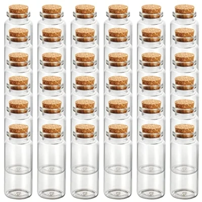 Bild av Belle Vous 36 Pack med Gåvoburkar i Glas Korklock 30 ml Små Lufttäta Glasförvaringsburkar för Bröllopsgåvor, Fest, Kökskryddor och Sylt
