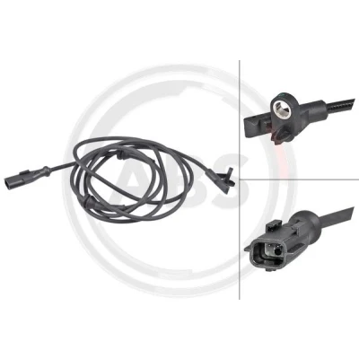 Bild av A.B.S. 30218 Capteur ABS actif 1925 noir RENAULT: Twingo 3