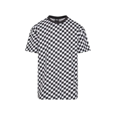 Bild av Urban Classics Check Tshirt med print, Storlek: 3XL, Blackcheck