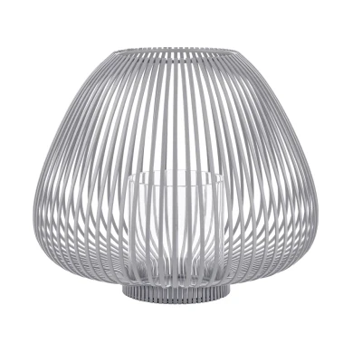 Bild av Blomus Lantern Lyva Lykta Steel Gray, Medium H26 x L31 W31