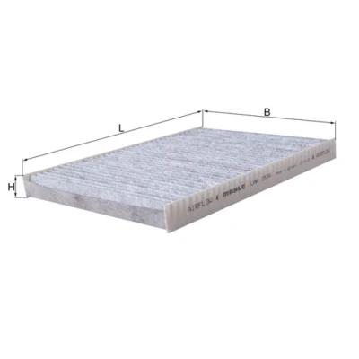 Bild av Filter, kupéventilation KNECHT LAK 1574