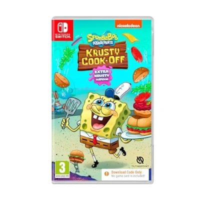 Bild av SpongeBob Squarepants: Krusty Cook Off Extra Edition (Kod för nedladdning av spelet i lådan) Switch