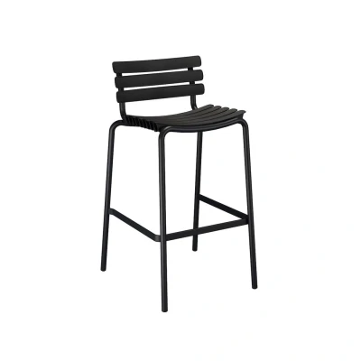 Bild av HOUE Reclips Bar Chair Barstol Black W55 x D56 H99 cm