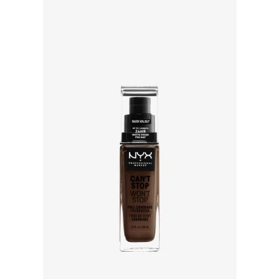 Bild av Nyx Professional Makeup CAN&#039;T STOP WON&#039;T Foundation Foundation, Storlek: 30 ml, 22.5 warm walnut
